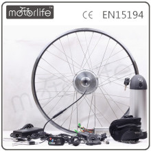 MOTORLIFE / OEM venta caliente 36 v 350 w kits de bicicletas eléctricas baratas, kits de conversión de motor, kits con batería